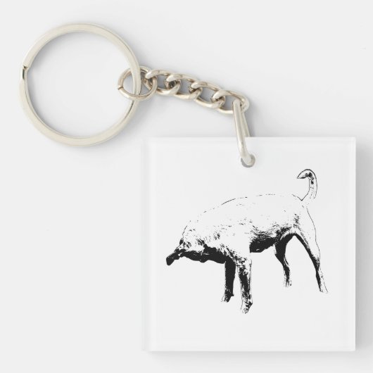 Pocket Terrier Draai Sleutelhanger (voorkant)