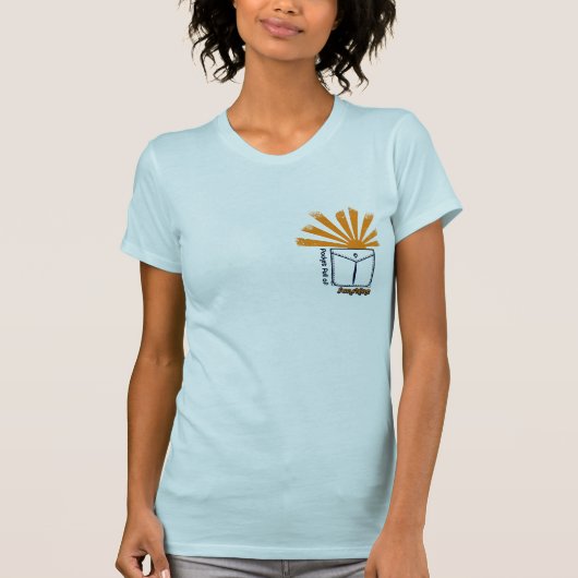 Pocket vol zon t-shirt (Voorkant)