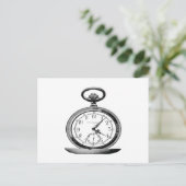 Pocket Watch Cool Fab Briefkaart (Staand voorkant)