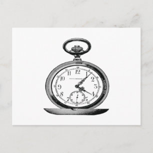  Pocket Watch Cool Fab Briefkaart
