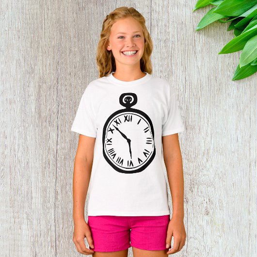 Pocket Watch Girls T-Shirt