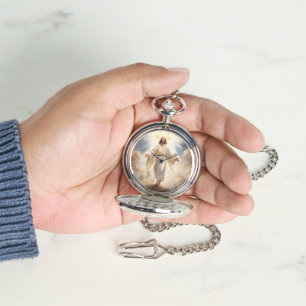 Pocket Watch-Jesus Horloge