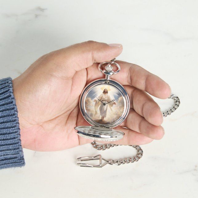 Pocket Watch-Jesus Horloge (Hand)