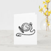 Pocket Watch Kaart (Gele Bloem)
