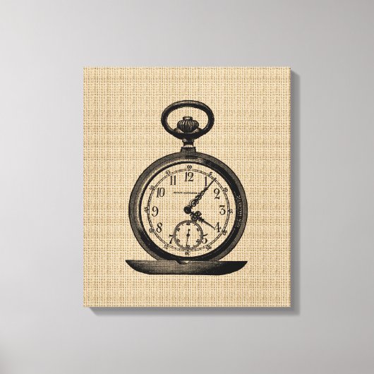  Pocket Watch op Canvas (Voorkant)