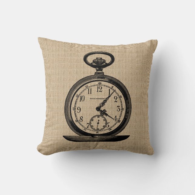  Pocket Watch Pillow Kussen (Voorkant)