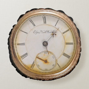 Pocket Watch Round Sierkussen Rond Kussen