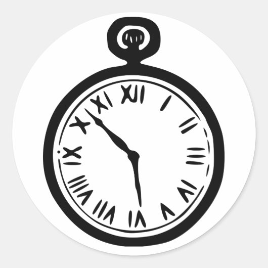 Pocket Watch Stickers (Voorkant)