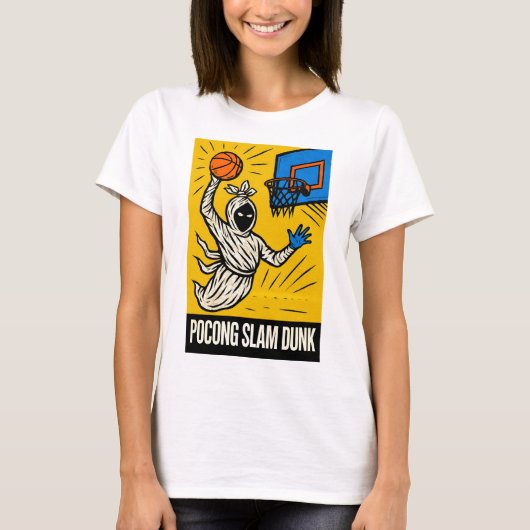 Pocong Slam Dunk - Classic Pop Art T-shirt (Voorkant)