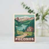 Pocono Mountains Pennsylvania Briefkaart (Staand voorkant)