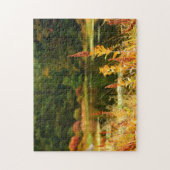 Poconos Autumn Pond Scene Legpuzzel (Verticaal)