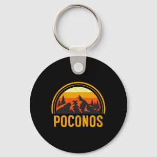 Poconos Pennsylvania Pa bergen wandelen souvenir Sleutelhanger