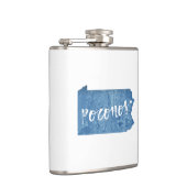 Poconos, Pennsylvania Wood Grain Heupfles (Rechts)