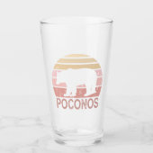 Poconos Retro-Beer Glas (Voorkant)