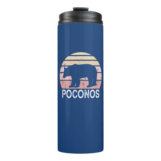 Poconos Retro-Beer Thermosbeker (Voorkant)