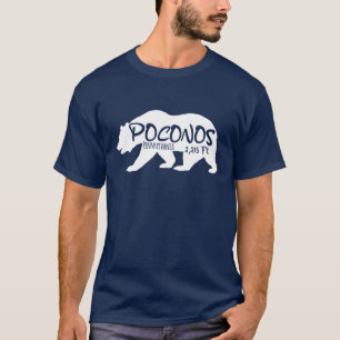 Poconos Retro Pennsylvania Mountains T-shirt