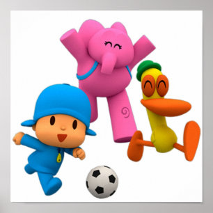 pocoyo-football poster