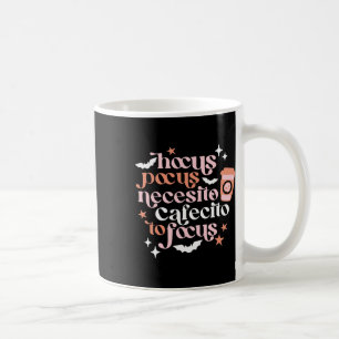 Pocus Necesito Cafecito voor Halloween-koffie Koffiemok