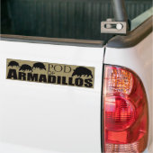 Pod Armadillos Bumpersticker (Op Truck)