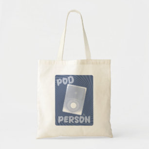 Pod Persoon Muziek Apparaat Pret MP3 Slogan Tote Bag
