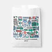 Podcast Anniversaire Fête Favoriser les sacs (Devant)