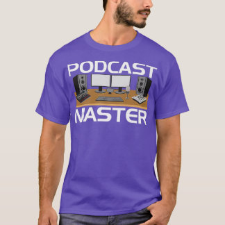 Podcast App Equipment Mixer Tshirt for