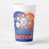 Podcast des réactions indésirables - Latte Mug 17 (Devant)