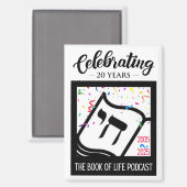 Podcast du livre de la vie Magnet du 20e anniversa (Recto/Verso)