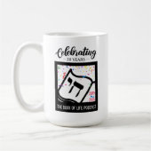 Podcast du livre de vie 20e anniversaire Mug (Gauche)
