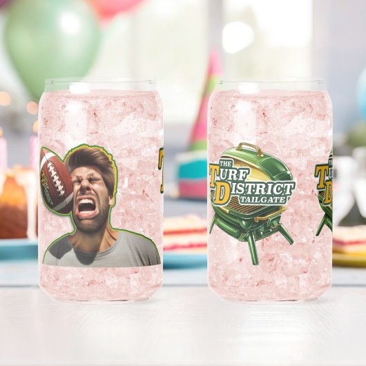 Podcast en Tailgate Logo Glass Pair Blikvorm Glas (Insitu (Verjaardag))