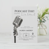 Podcast Launch Event Invitation (Debout devant)