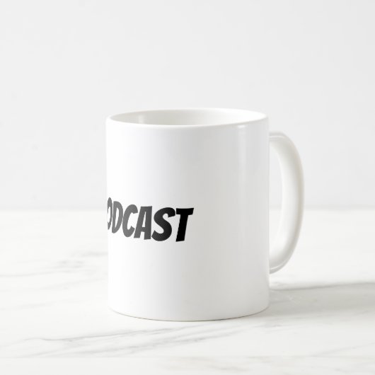 PODCAST Mug (Devant droit)