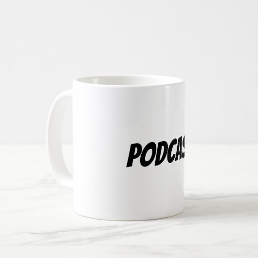 PODCAST Mug (Devant gauche)