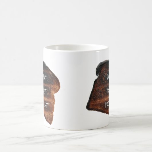 Podcast Mug Burning (Centre)