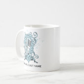 Podcast Naam Blue Microphone Koffiemok (Voorkant links)