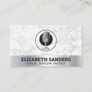 Podcast Old Microphone Visitekaartje