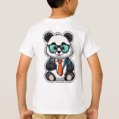 Podcast Panda - De coolste gastheer in bamboe! T-shirt (Achterkant)
