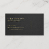 Podcast Producer Visitekaartje (Achterkant)