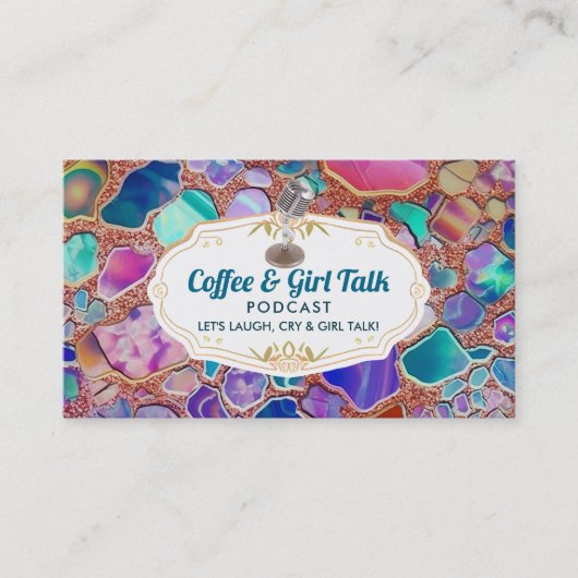 Podcast Slogans visitekaartjes (Voorkant)