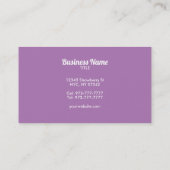 Podcast-visitekaartjes Visitekaartje (Achterkant)