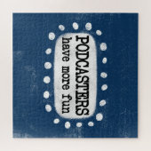 Podcasters hebben meer leuke puzzel legpuzzel (Horizontaal)