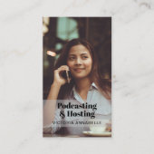 Podcasting & Hébergement Photo QR Code Carte de vi (Devant)