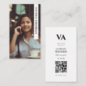 Podcasting & Hosting Foto QR Code Visitekaartje (Voorkant / Achterkant)