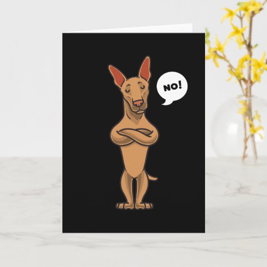 Podenco-cadeau Kaart (Gele Bloem)