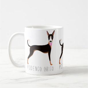 Podenco Orito Cartoon Dog Koffiemok