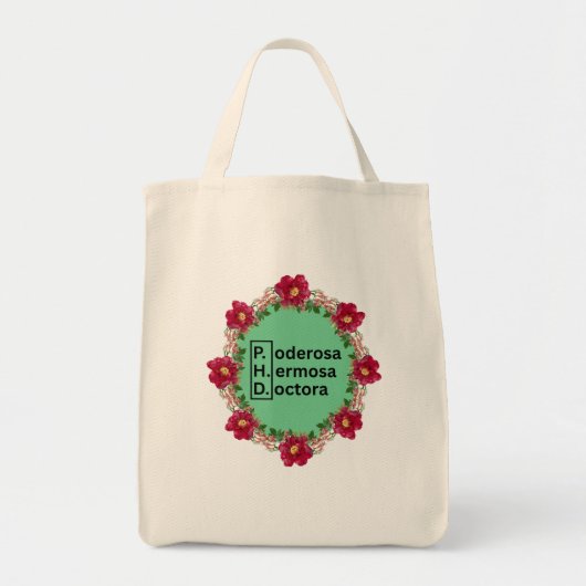 Poderosa hermosa doctora (PHD) Tote Bag (Voorkant)