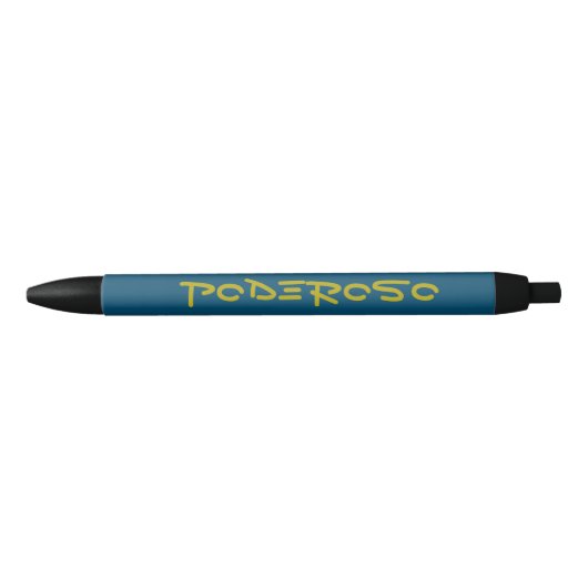 Poderoso Zwarte Inkt Pen (Voorkant)
