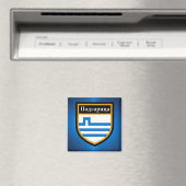 Podgorica Flag Magneet (Insitu (Vaatwasser))