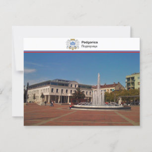 Podgorica - Montenegro Briefkaart