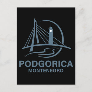 Podgorica Montenegro Europa Briefkaart